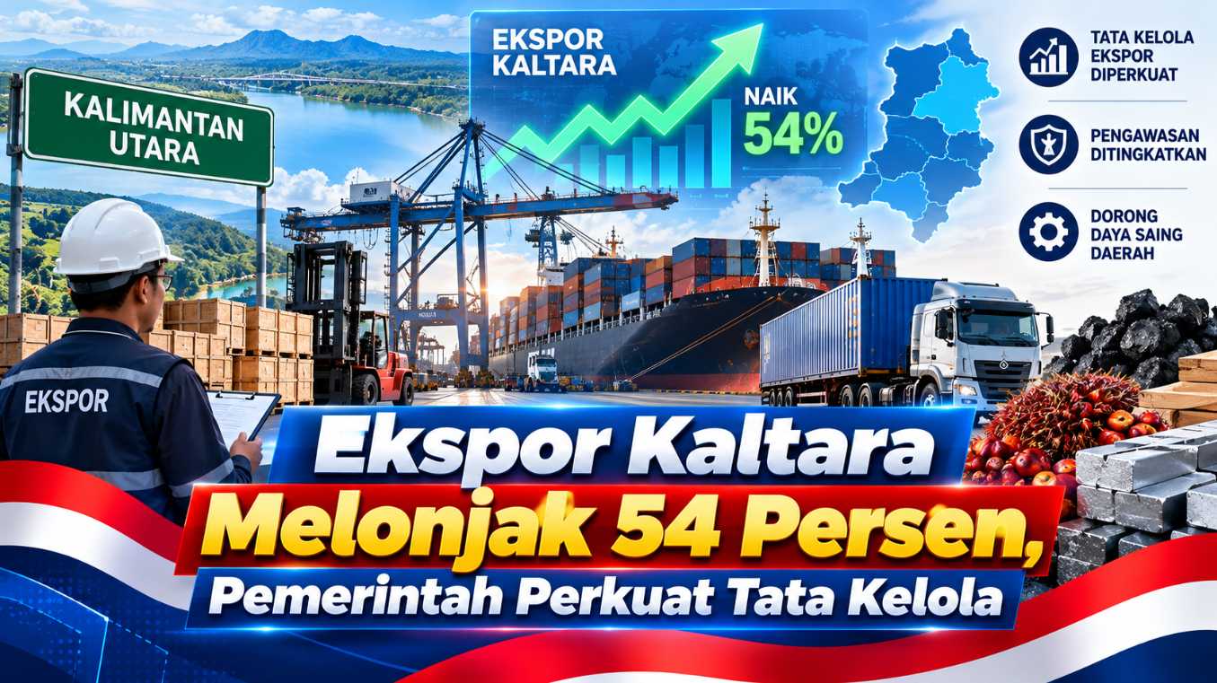 Ekspor Kaltara Tumbuh 54 Persen, Pengawasan Ekspor dari Perbatasan Ditingkatkan